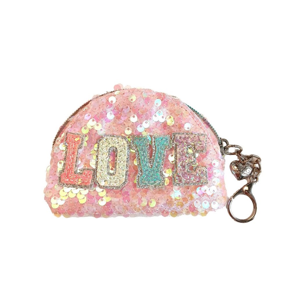Miss Gwen’s OMG Accessories Love Travel Bag Pink Pouch Makeup Bag Coin Purse